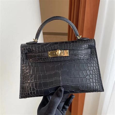 hermes mini kelly crocodile|hermes kelly prices.